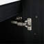 Meuble-lavabo autoportant 24 po en châtaignier noir - surface rayée de 24 po