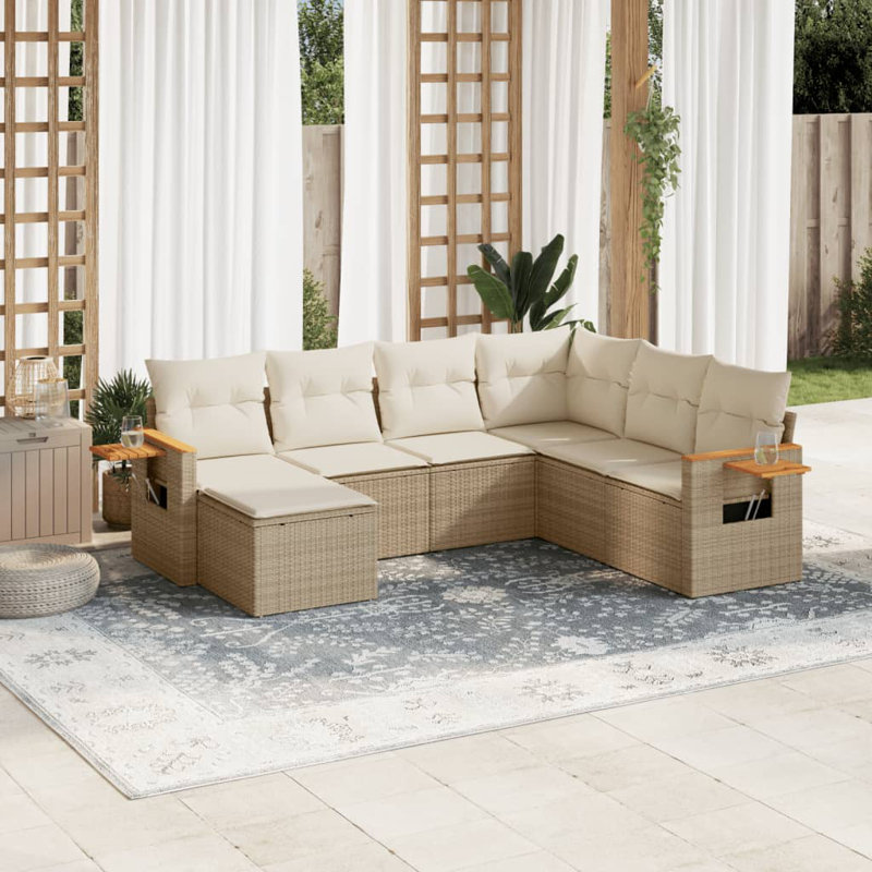 Vidaxl Garden Sofa Set Beige