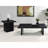 Caroline Black Rectangular Engineered Laminate Coffee Table