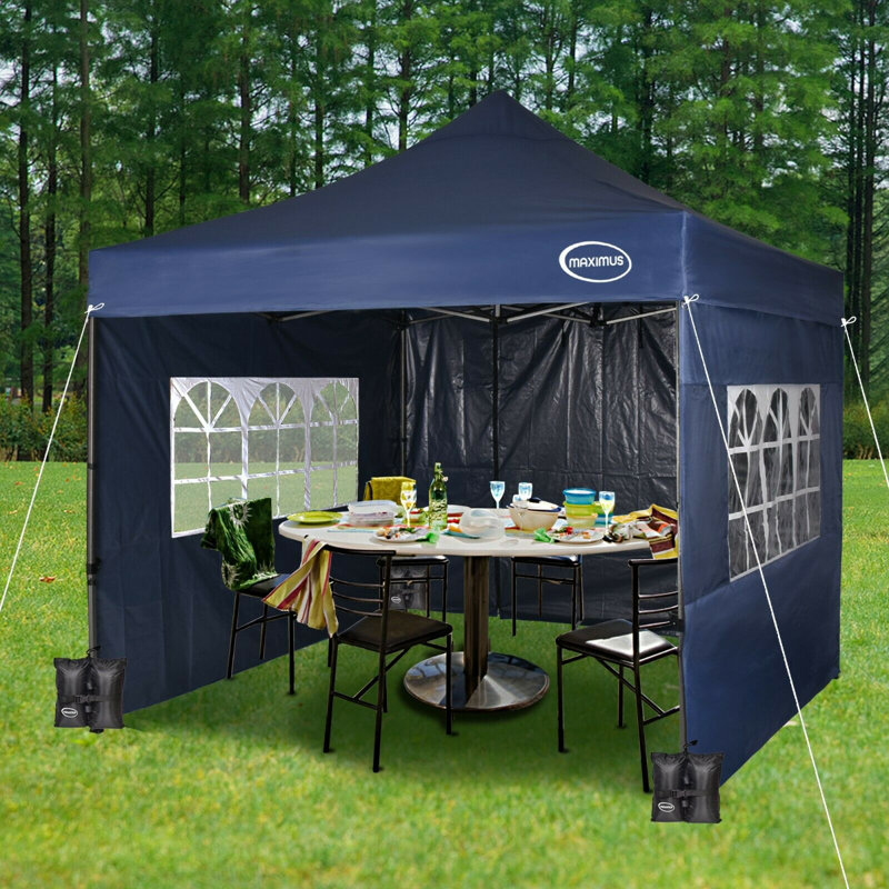 Lawrence 3m x 3m Metal Pop-Up Gazebo, Blue