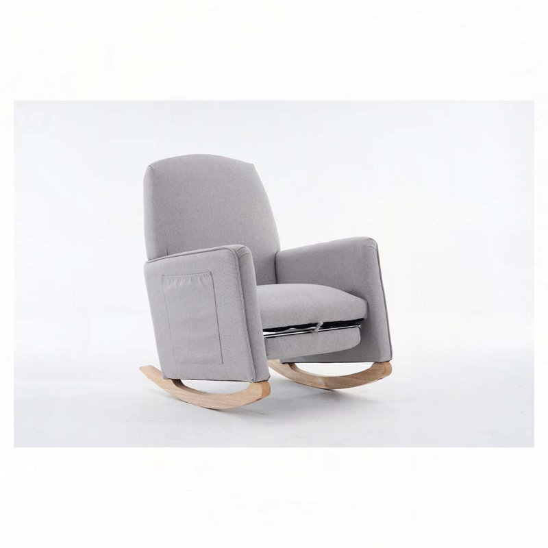 Chaise berçante, Gris clair