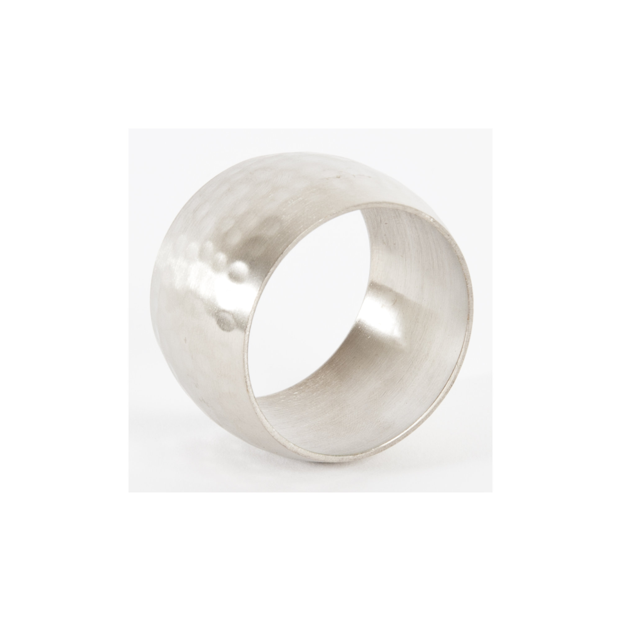 Round Shape Napkin Rings, Silver