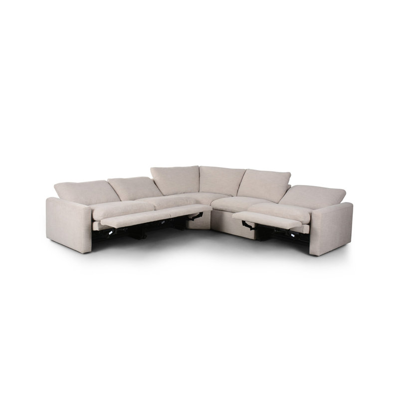 Downing Upholstered Power Reclining Sectional