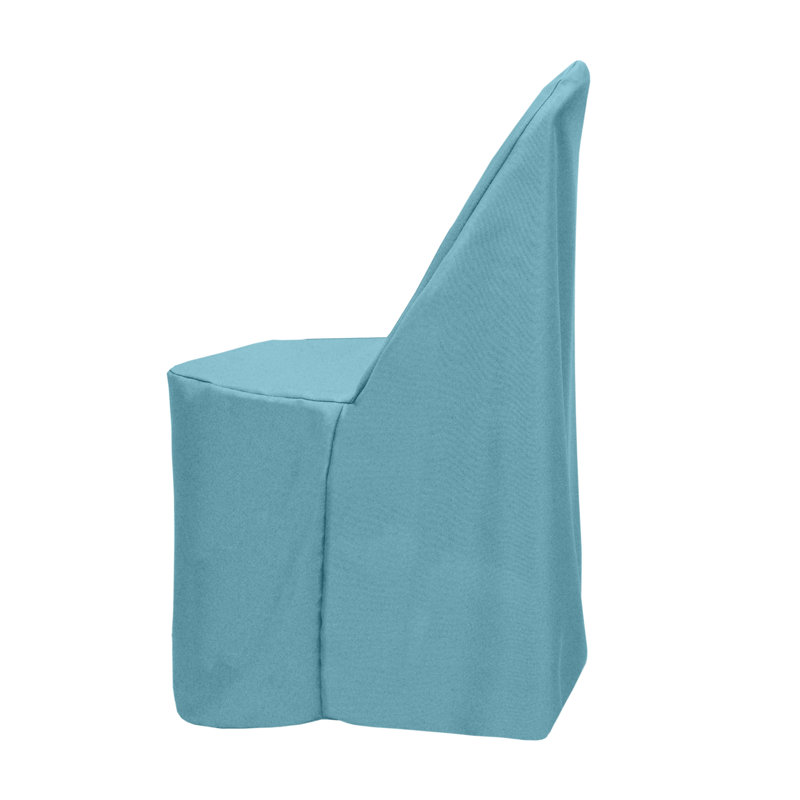 Housse pour chaise de salle à manger, Mélange de polyester turquoise