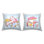 Ensemble de coussins décoratifs imprimés variés Groovy Mushroom 2 pièces par Victoria Barnes