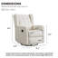 Fauteuil inclinable pivotant de 29,1 po de largeur-982260539