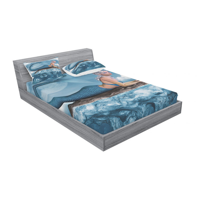 Microfiber Sheet Set, Queen Sheet Set + Fitted Sheet + 2 Pillowcases