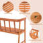 Solid Wood Eucalyptus Outdoor Bench