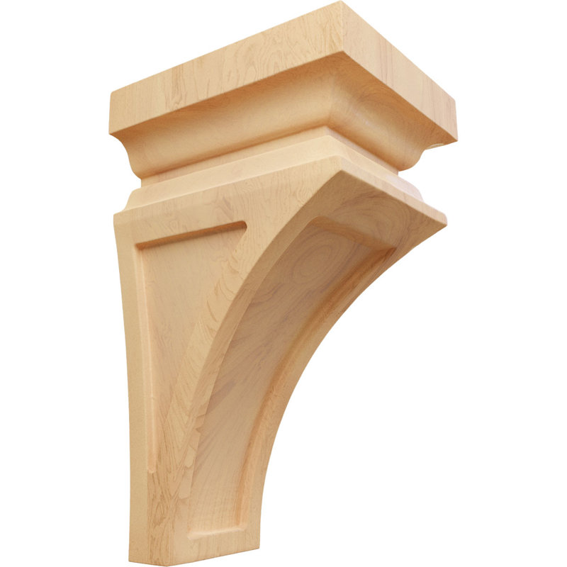 Petit corbeau en bois Nevio l 4 po x P 4 3/4 po x H 8 po (paquet de 4), Chêne rouge