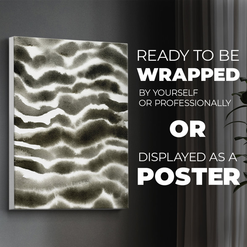 Jungle Stripe I - Impression sur toile seulement - NON-CADRE, H 60 po x l 40 po