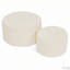 Ensemble de 2 poufs cylindriques rembourrés-1815984020-1815984025