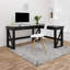 Bureau à plateau relevable Crestwood (ne comprend pas les tabourets)