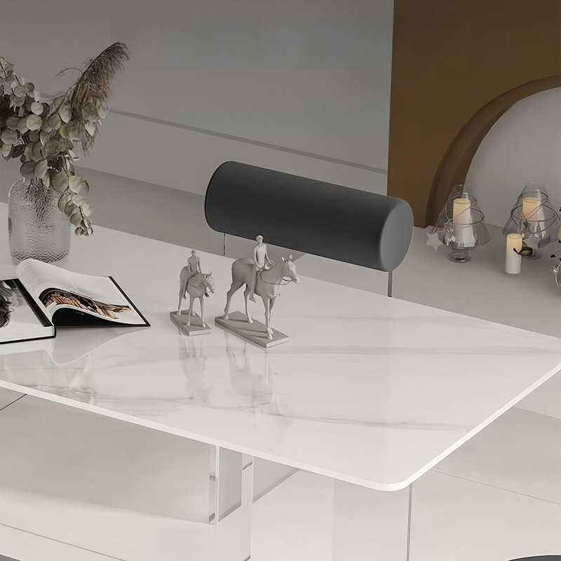 Table de salle à manger moderne Modern, H 29,5 po x L 55,1 po x l 27,5 po 
