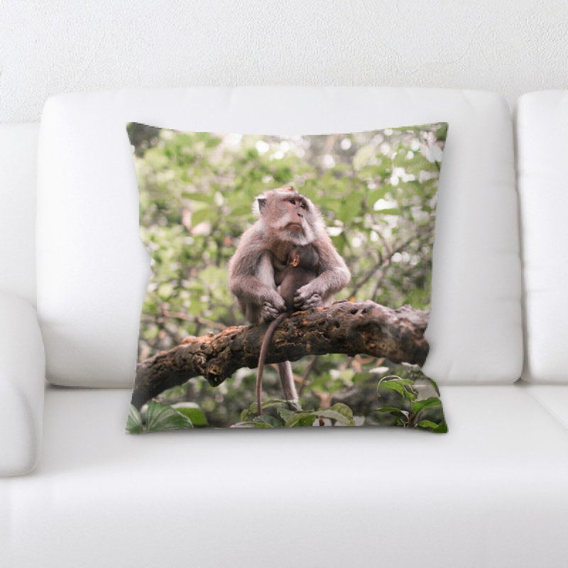 Microsuede Reversible Throw Pillow
