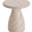 Table d'appoint en béton léger d'extérieur / d'intérieur Travertine-1832214381