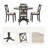 4 - Person Pedestal Dining Set