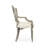 Buckingham 20'' H Skipper Upholstered Acacia Armchair