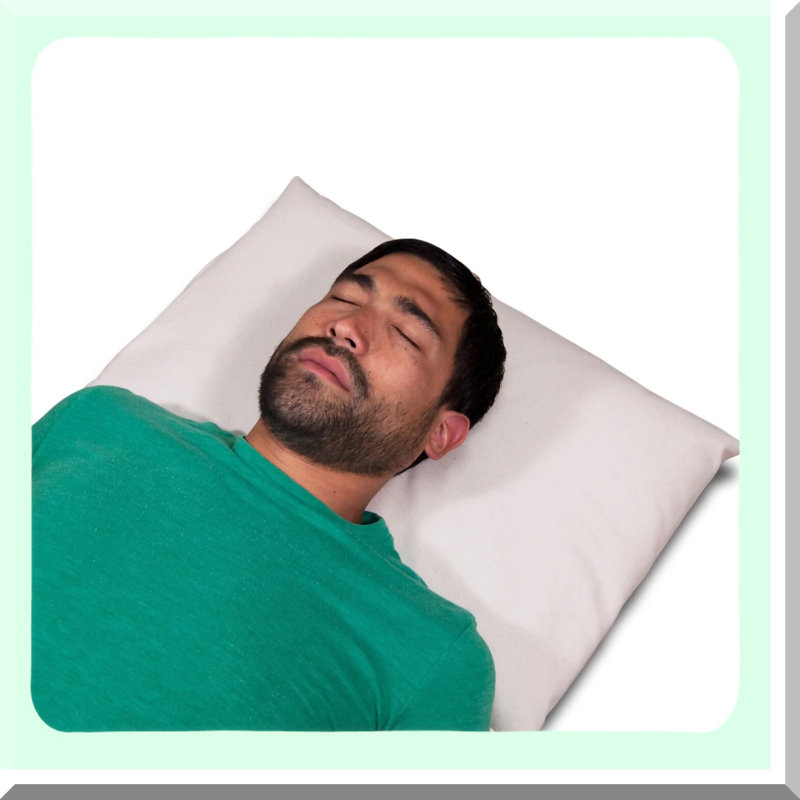 OrthoRest Buckwheat Pillow - Traditional Size 14- Natural Support for Neck and Spine Alignment - Hypoallergenic and Breathable Materials
