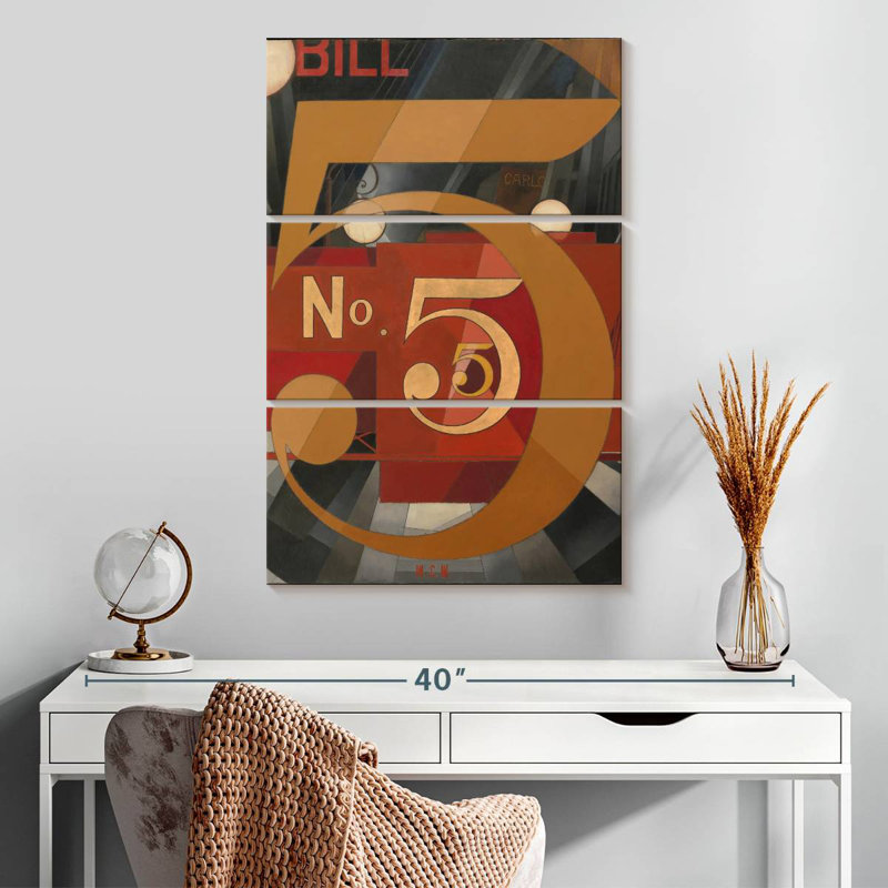 Tergel I Saw The Figure 5 en or, H 32 po x l 20 po
