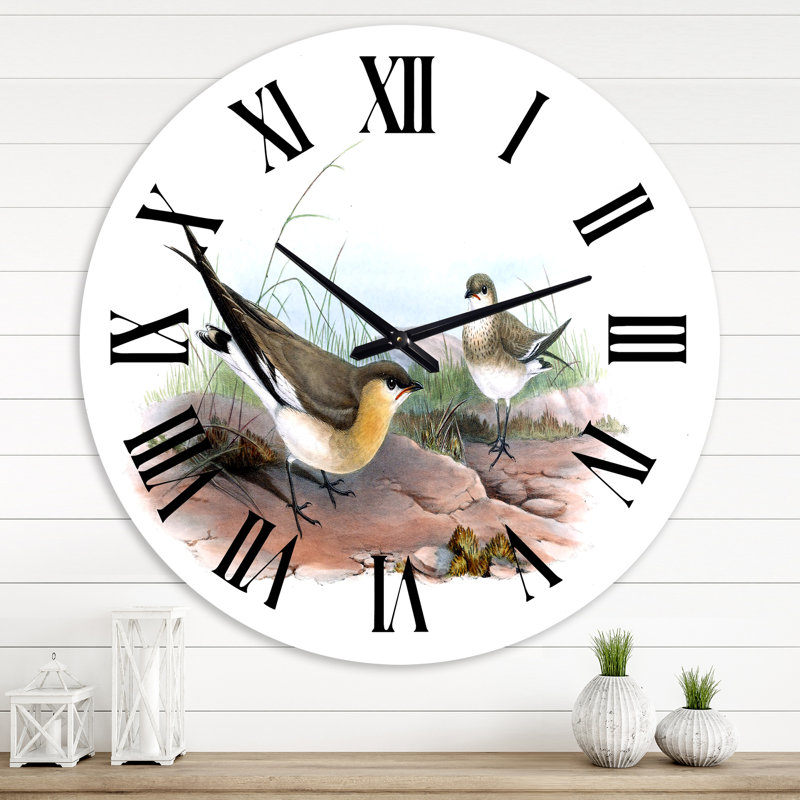 Metal Wall Clock, 29" H x 29" W x 1" D