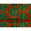 Hand Knotted Silk Area Rug in Rust