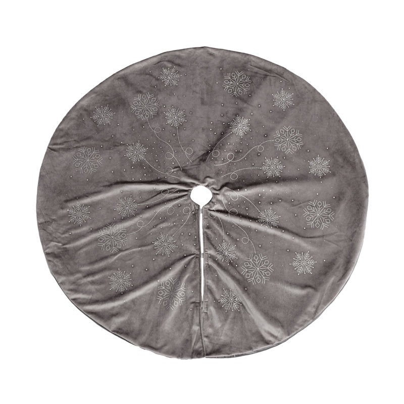 Season's Designs  48In Tree Skirt W/ Snowflake Design