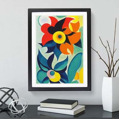 XV1022-778X Art Flowers Abstract No.2 - Single Picture Frame Print