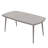 7-piece Aluminum Outdoor Dining Set, 1 Dining Table And 6 Woven Rope Chairs With Seat Cushions-1734180582