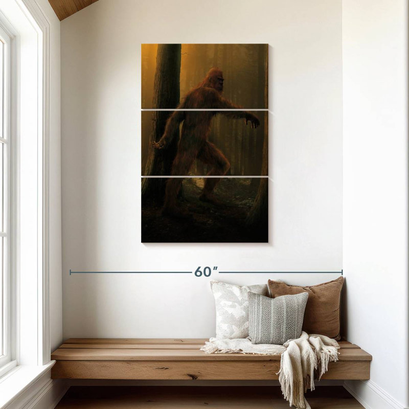 Kelan Bigfoot, 45" H x 28" W