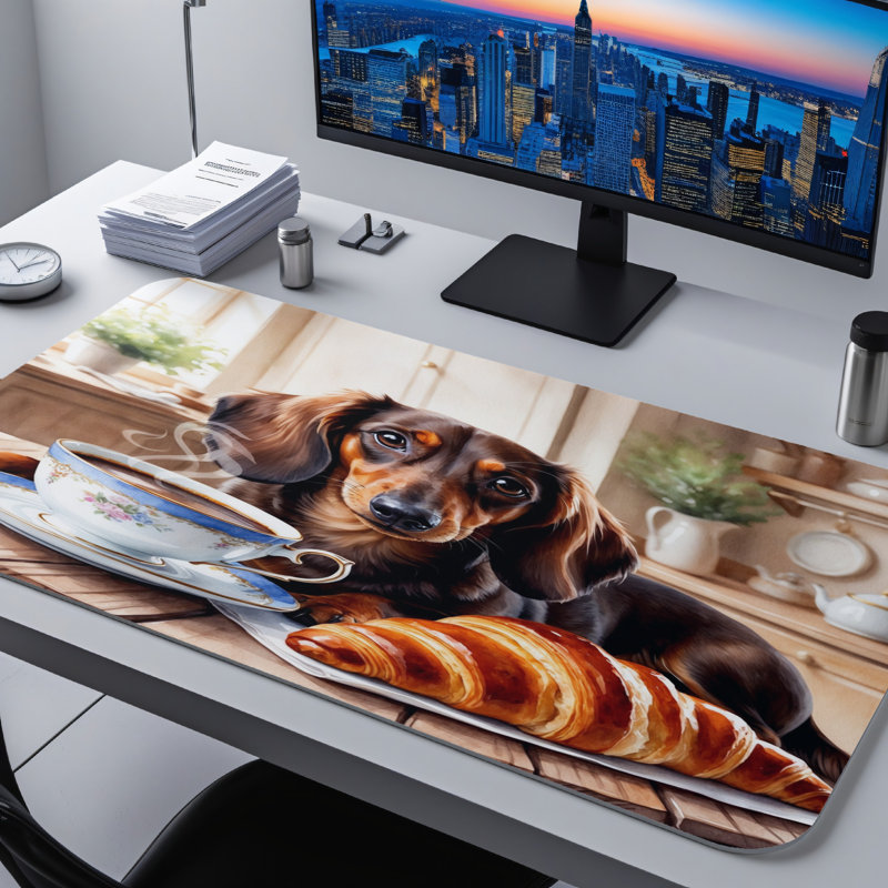 Polyester Desk Pad, 14.4x12.1