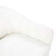 Chaise d'appoint Mid-Century moderne en chenille 1pc-458199381