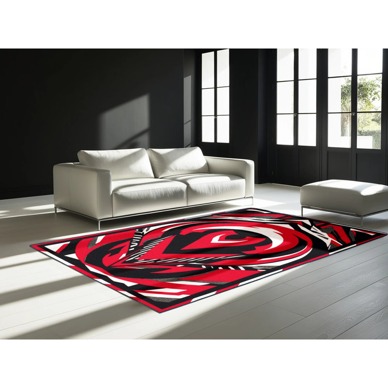 Tapis Ruby Noir, Rectangulaire 8 pi x 10 pi