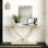 Console en bois massif de 57 po Catelynn