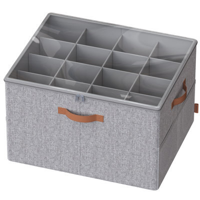 16 Pair Shoe Storage Box