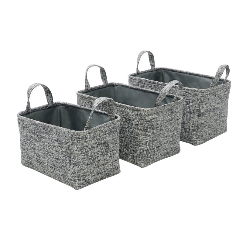 JVL Fabric Decorative Basket