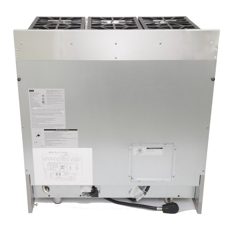 Kucht 36'' W Range, Classic Silver, Liquid Propane