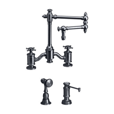 Towson Bridge Faucet - 12" Articulated Spout
