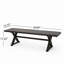 Banc de pique-nique en aluminium