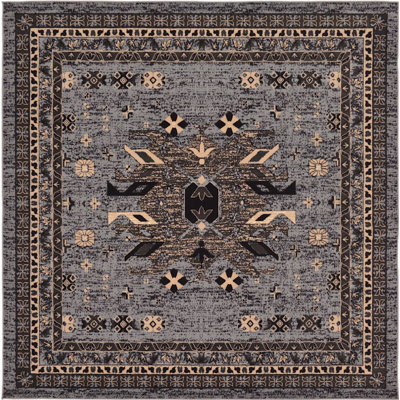 Tapis gris Adonnis