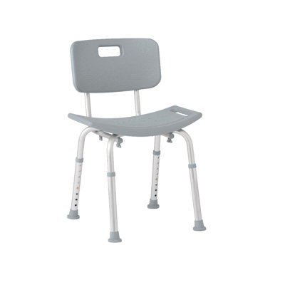 Aluminum Shower Chair With Back