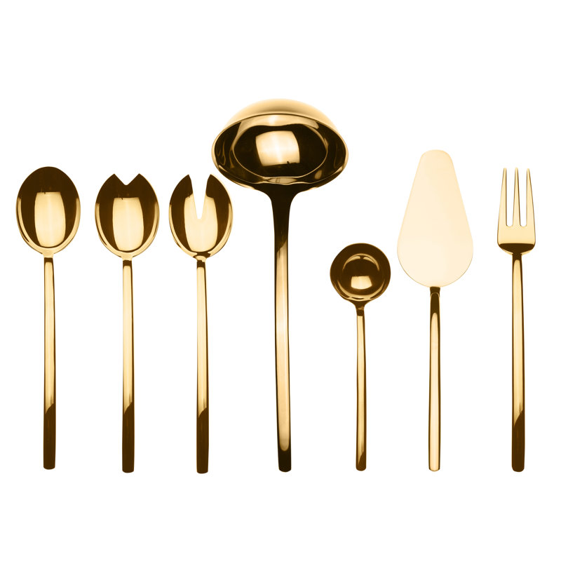 Due 7 Piece Stainless Steel Hostess Set
