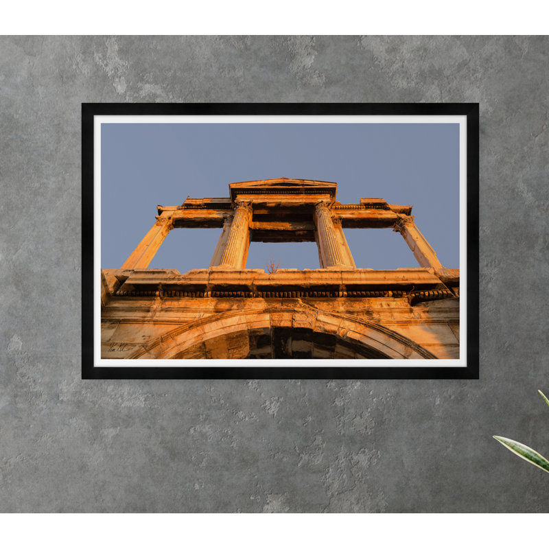 Arch Of Hadrian Sunrise II Print by Tim Klein