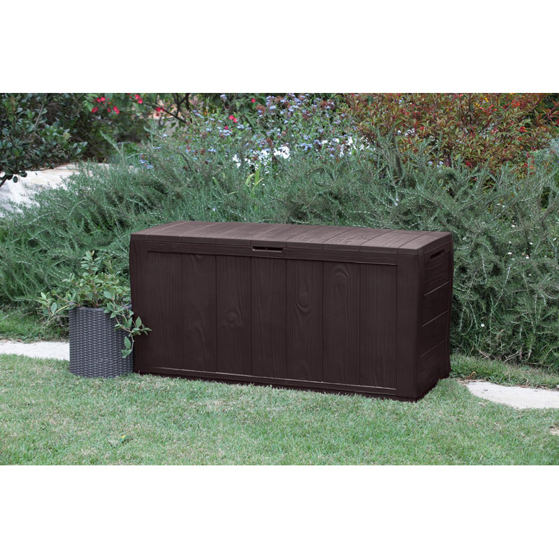 Keter Sherwood Garden Storage Box, Brown