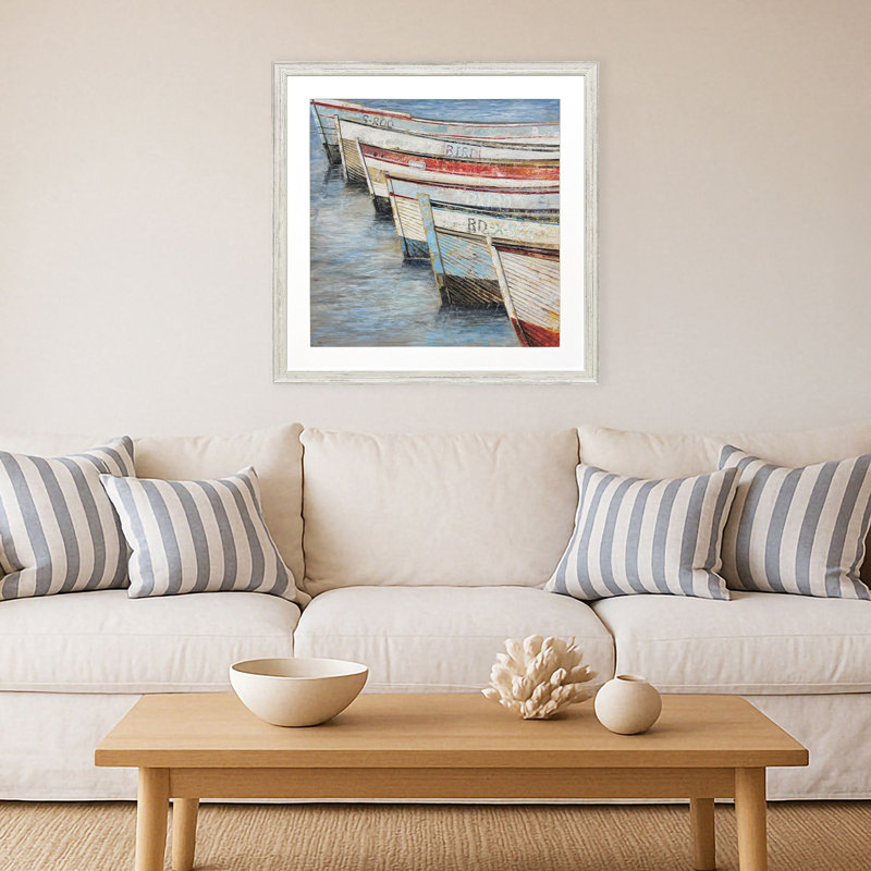 Art encadré de barques