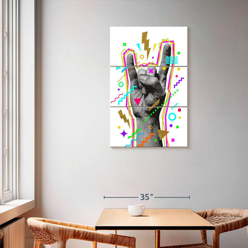 Rock And Roll Hand, 57" H x 36" W