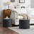 Upholstered Pouf 17.7"x17.7"x13.8"-1069679524