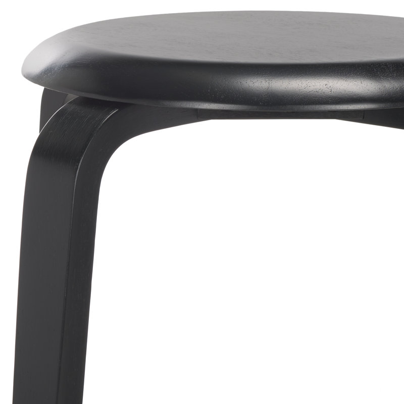 Tabouret de comptoir 25,6 po Eves, Noir