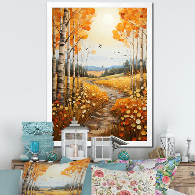 Tapisserie d'automne Cimberly Birch Woods IV