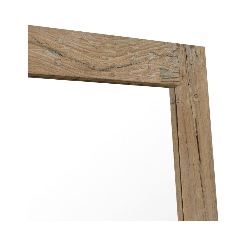 Miroir de plancher en bois récupéré Orchard