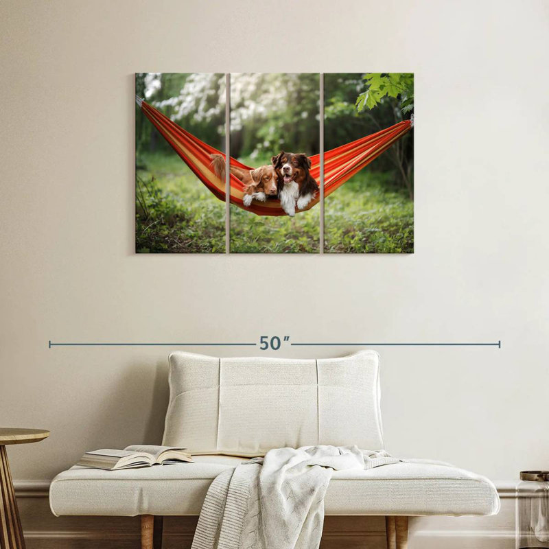 Brampt Dog Sweethearts, 24" H x 38" W